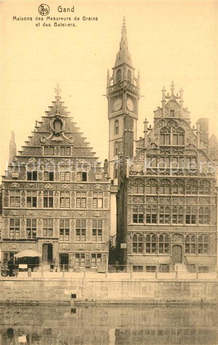 Gand Belgien Maisons des Mesureurs de Grains et des