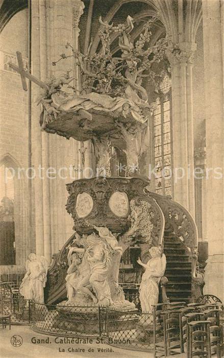 Gand Belgien Cathedrale Saint Bavon La Chaire de Vér