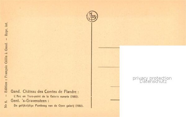 Gand Belgien Chateau des Comtes de Flandre Arc en Ti – Bild 2