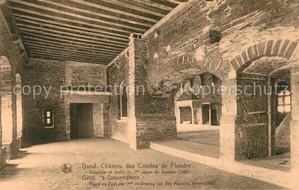 Gand Belgien Chateau des Comtes de Flandre Chapelle