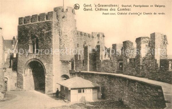 Gand Belgien Chateau des Comtes de Flandre Chatelet