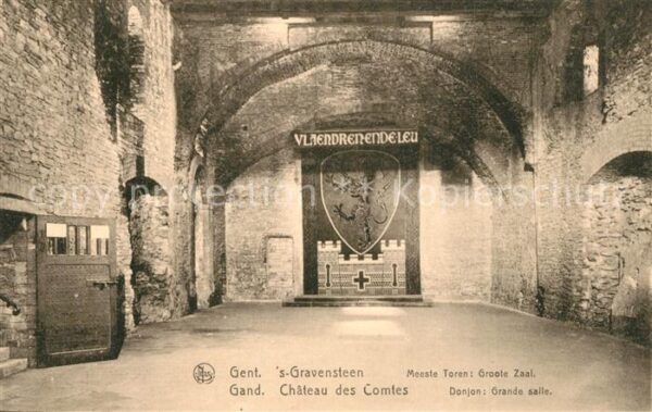 Gand Belgien Chateau des Comtes de Flandre Grande sa