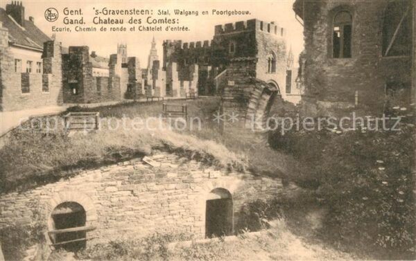 Gand Belgien Chateau des Comtes de Flandre Ecurie Ch