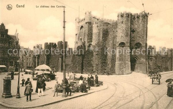 Gand Belgien Chateau des Comtes de Flandre