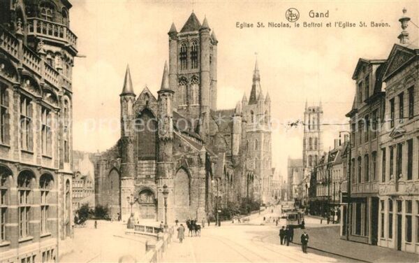 Gand Belgien Eglise Saint Nicolas le Beffroi Eglise