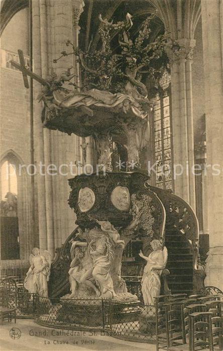Gand Belgien Cathedrale Saint Bavon La Chaire de Vér