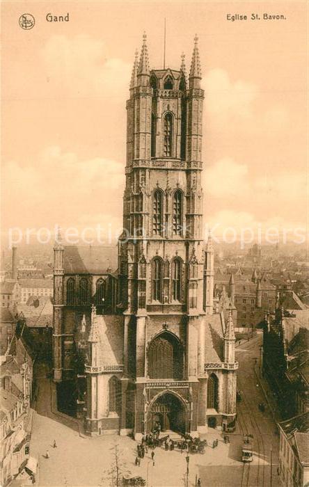 Gand Belgien Eglise Saint Bavon Serie Gand No 72