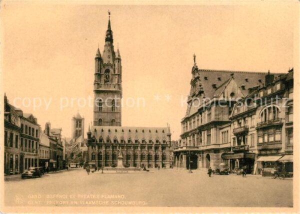 Gand Belgien Beffroi Théâtre flamand