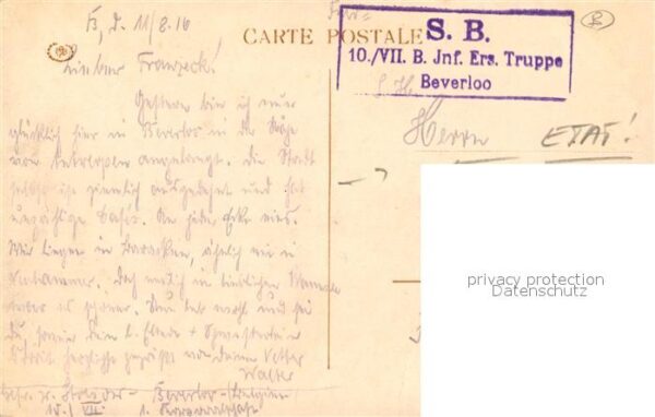 Camp de Beverloo Post – Bild 2