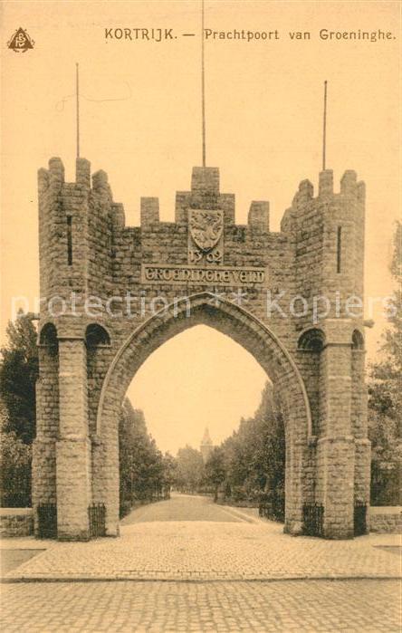 Kortrijk West-Vlaanderen Prachtpoort van Groeninghe