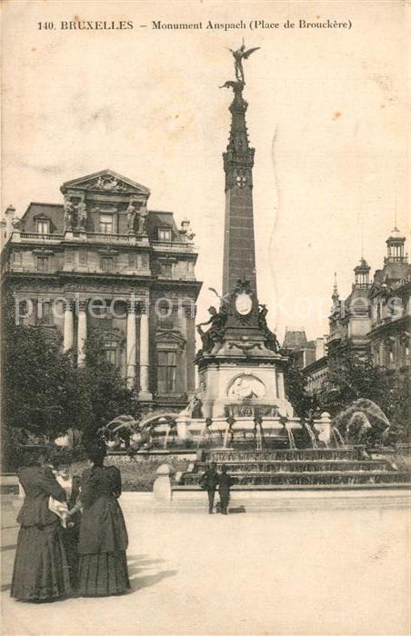 Bruxelles Bruessel Monument Anspach Place de Brouckere