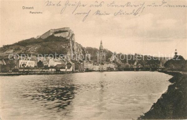 Dinant Wallonie Partie am Wasser