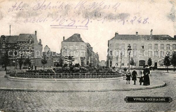 Ypern Ypres Place de la Gare
