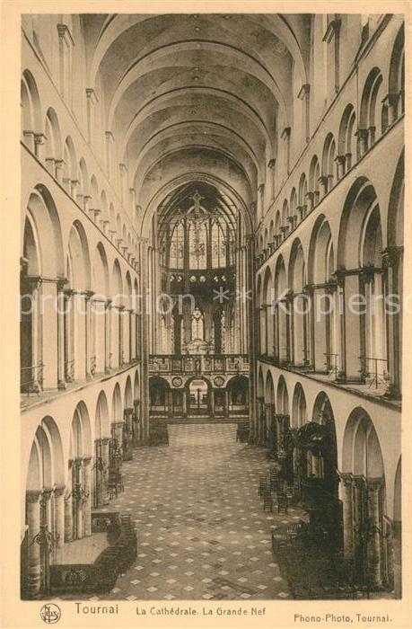Tournal Cathedrale La Grande Nef