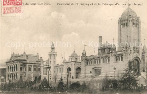 Bruxelles Bruessel Pavillon de L_Uruguay et la Fabrique d`