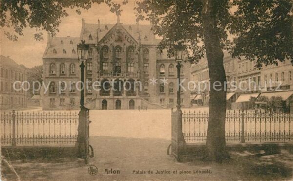 Arlon Wallonie Palais de Justice et place Leopold