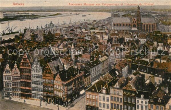 Anvers Antwerpen Anciennes Maisons
