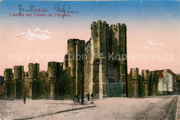 Gand Belgien Chateau des Comtes de Flandres