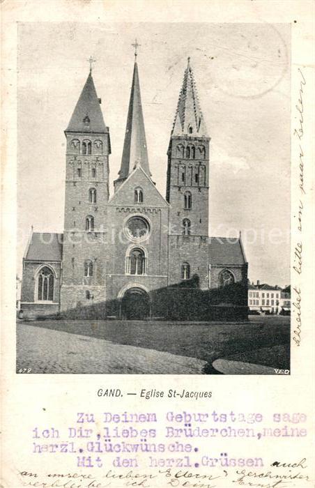 Gand Belgien Eglise St. Jacques