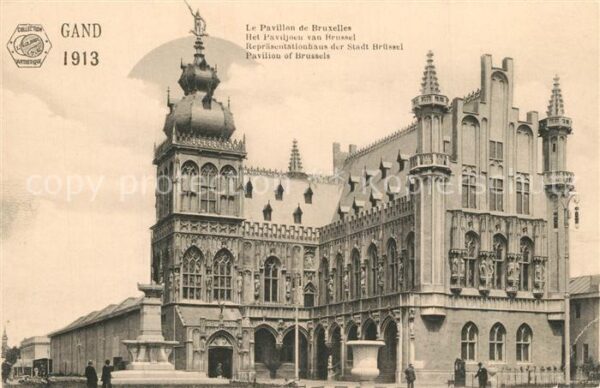 Gand Belgien Pavillon de Bruxelles