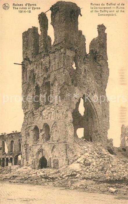 Ypern Ypres Ruines
