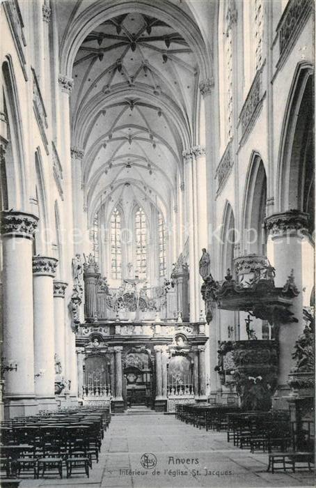 Anvers Antwerpen Eglise intern
