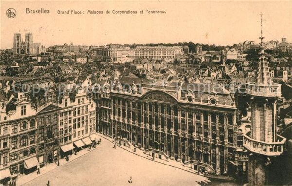 Bruxelles Bruessel Grand Place Maisons de Corpotations