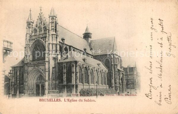 Bruxelles Bruessel Eglise du Sablon