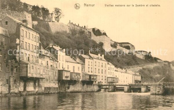 Namur Wallonie Vieulles maisons sur la Sambre et Citad