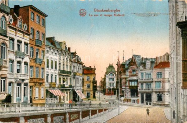 Blankenberghe Rue e Rampe Malecot
