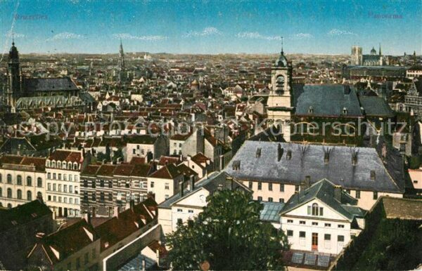Bruxelles Bruessel Panorama