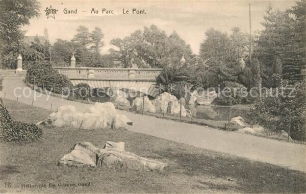 Gand Belgien Au Parc Le Pont