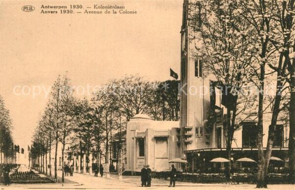 Anvers Antwerpen Avenue de la Colonie