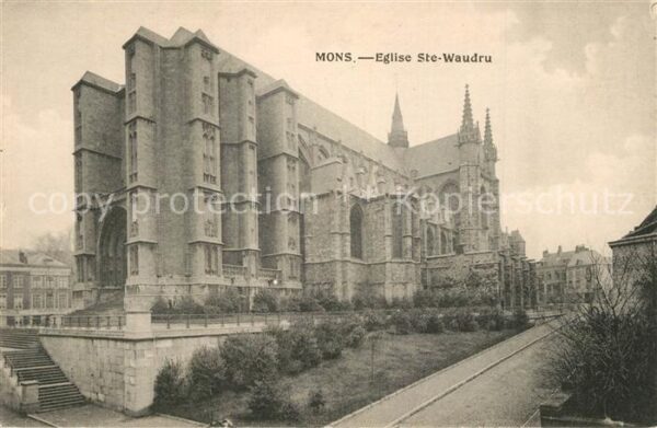 Mons Hainaut Eglise Ste Waudru