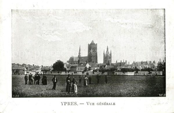 Ypern Ypres Vue Generale