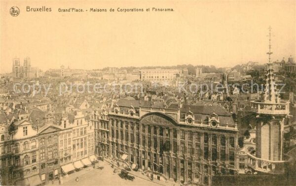 Bruxelles Bruessel Grand Place Maisons de Corporations et