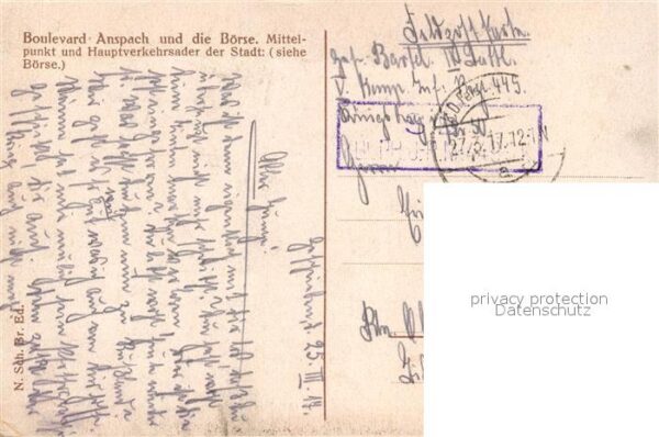 Bruxelles Bruessel Boulevard Anspach et la Bourse – Bild 2