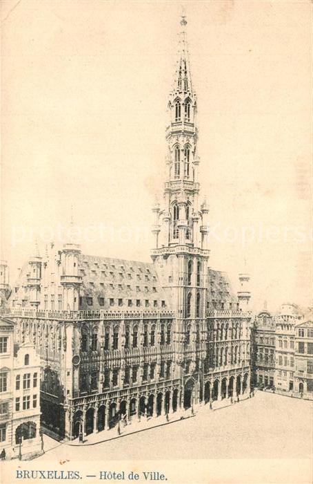 Bruxelles Bruessel Hotel de Ville