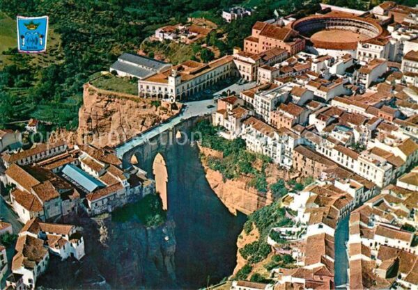 Ronda Andalucia Fliegeraufnahme Puenta e Plaza de Toros