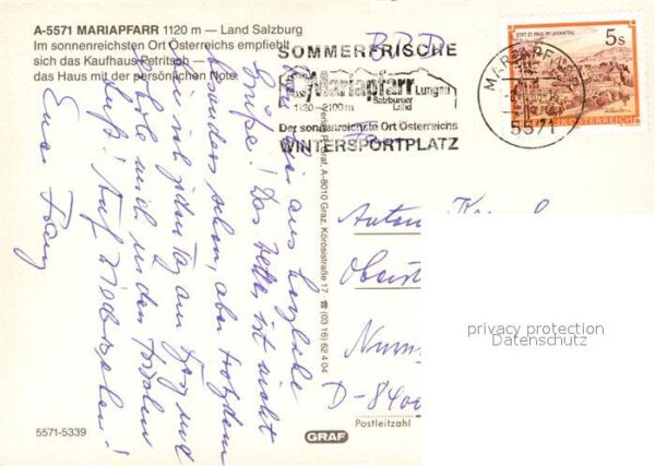 Mariapfarr Kaufhaus Petritsch – Bild 2