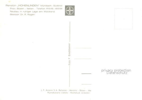 Muehlbach Suedtirol Pension Hohenlinden Pool – Bild 2