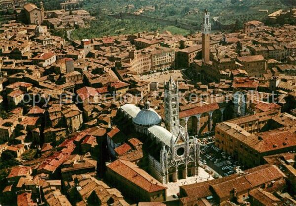 Siena Fliegeraufnahme Duomo