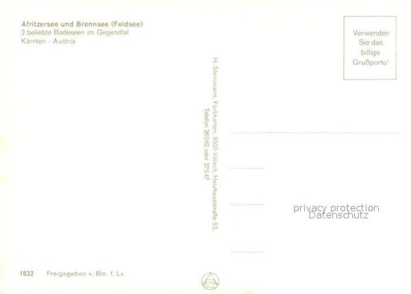 Afritz See Fliegeraufnahme mit Brennsee – Bild 2