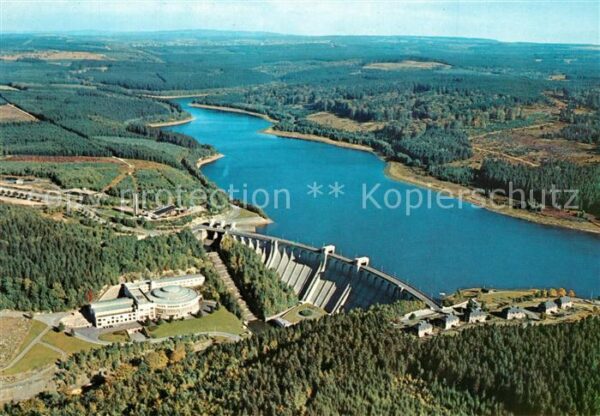 Eupen Fliegeraufnahme Barrage de la Vesdre We
