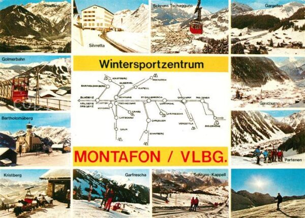 Montafon Schruns Tschagguns Gargellen Golmerbahn