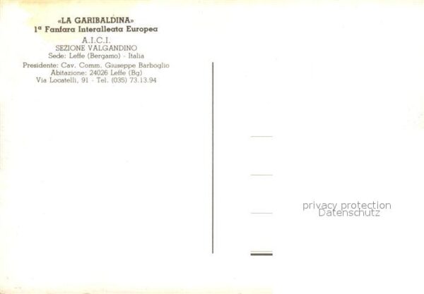 Leffe La Garibaldina A.N.B. Fanfara – Bild 2
