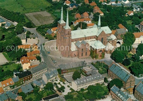 Roskilde Fliegeraufnahme Domkirken