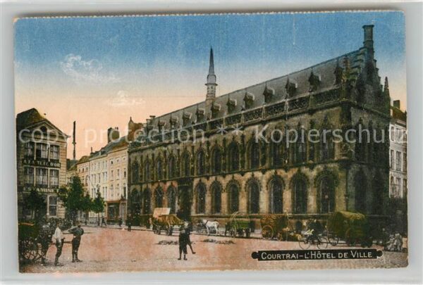 Courtrai KORTRIJK Flandre Belgie Hotel de Ville