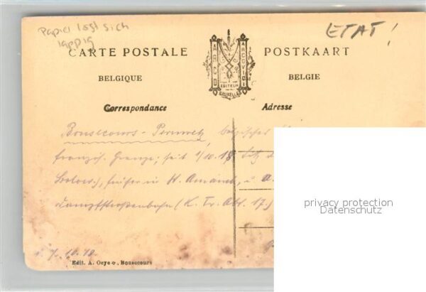 Bonsecours Belgien Grand Rue Allee – Bild 2