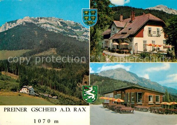 Prein Rax Alpengasthof Geyschläger Terrasse Prein